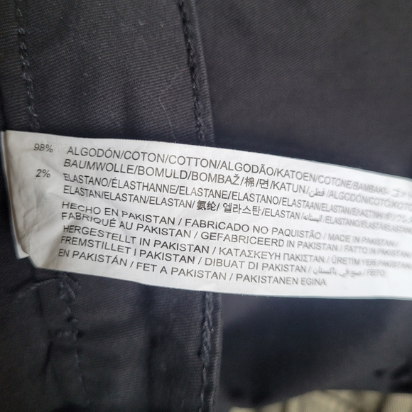 Zara Men's Skinny Stretch Chinos Denim Casual Pants in Black size 38 - Picture 10 of 11